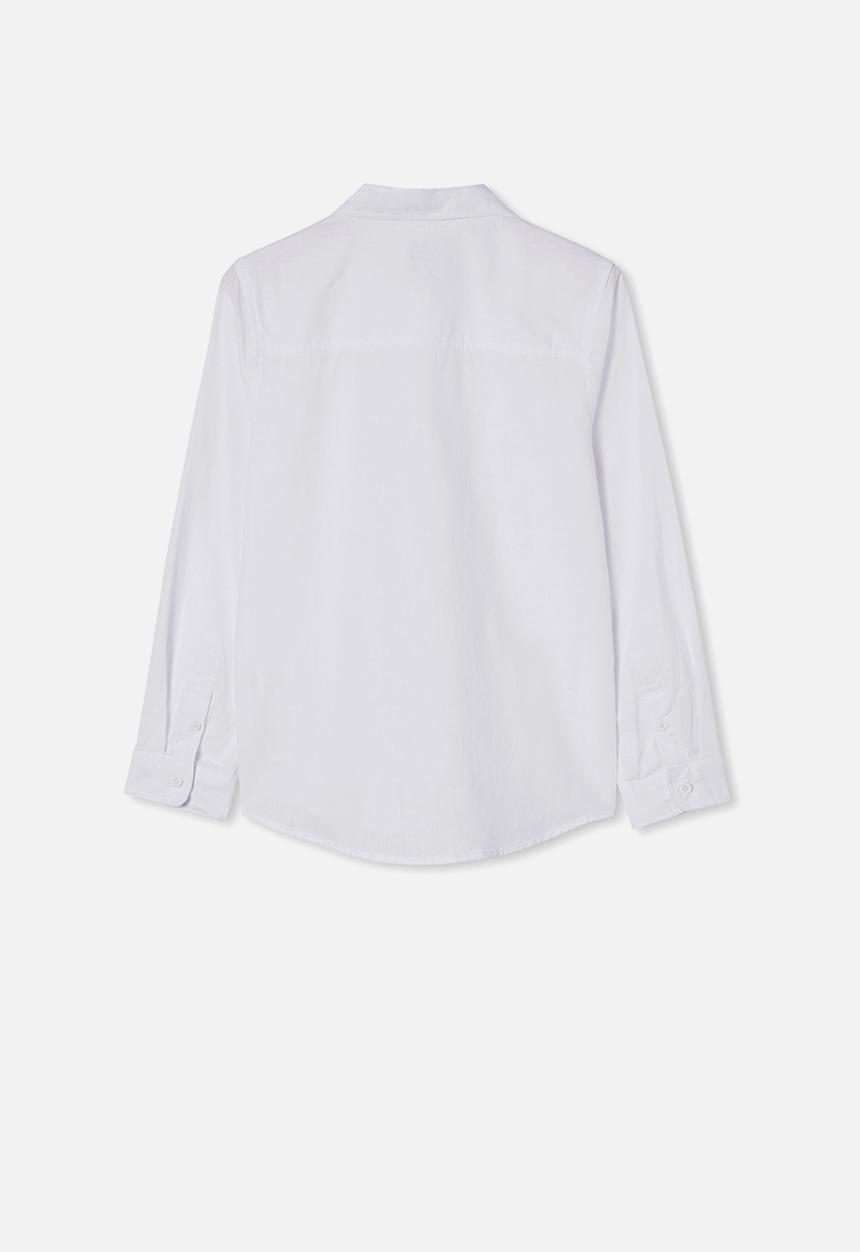 Free by Cotton On - Free boys harper long sleeve shirt - white