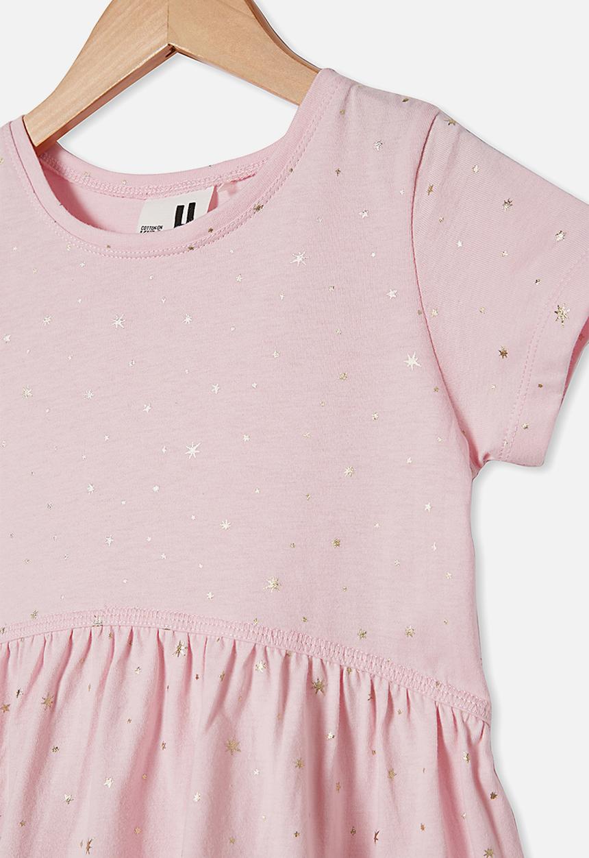 Cotton On - Freya short sleeve dress - pink 