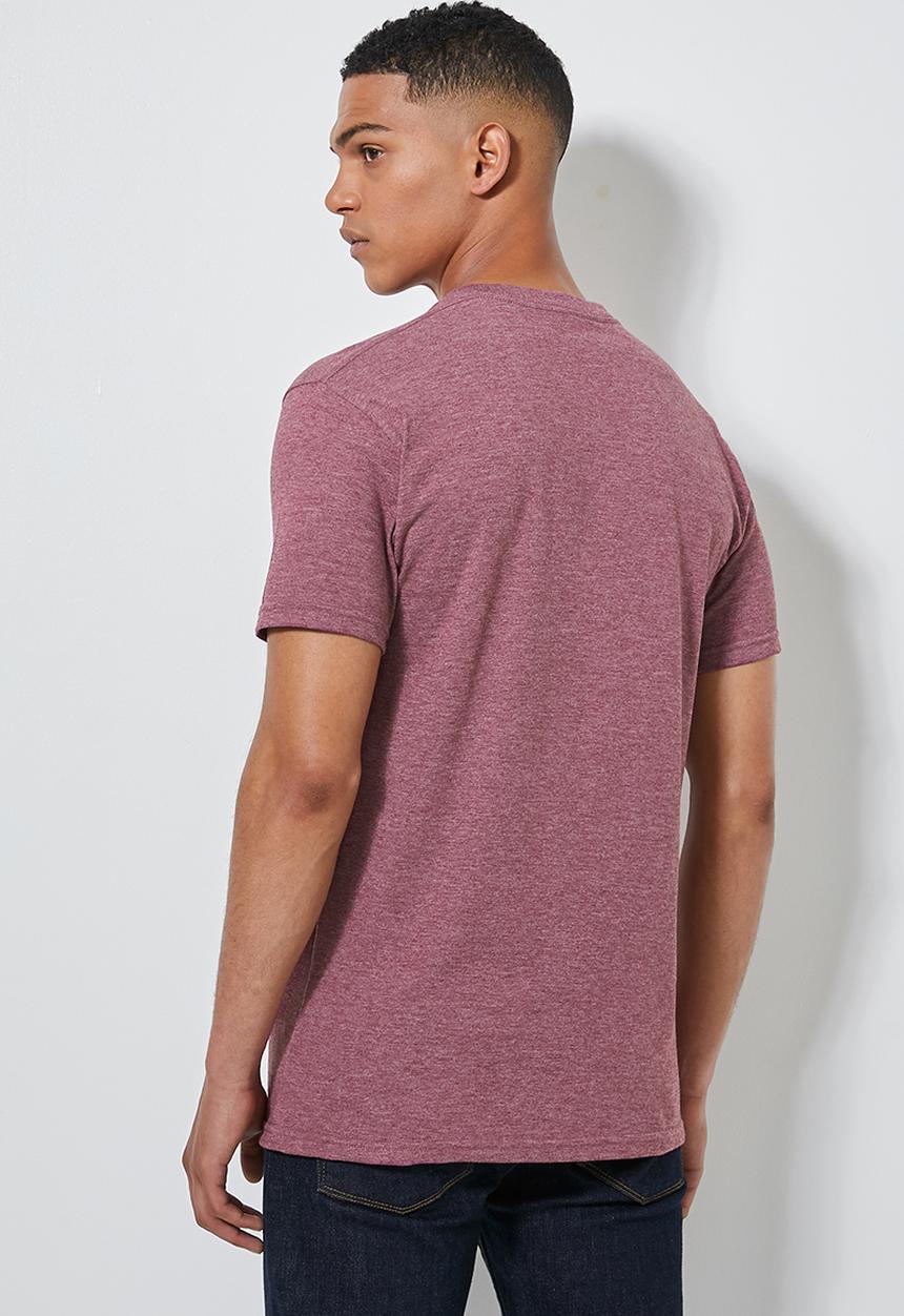 Superbalist - Conscious crew neck tee - burgundy