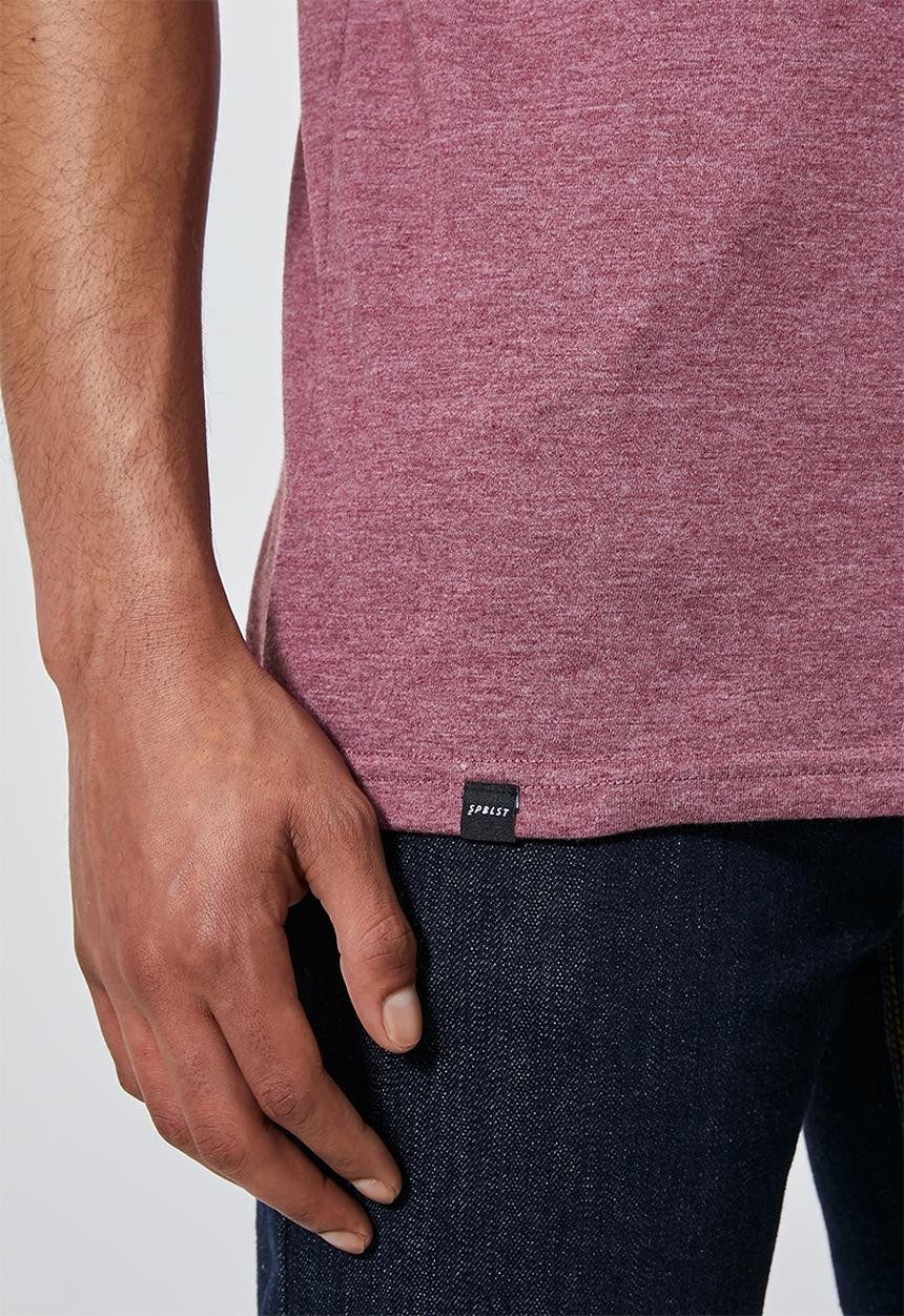 Superbalist - Conscious crew neck tee - burgundy