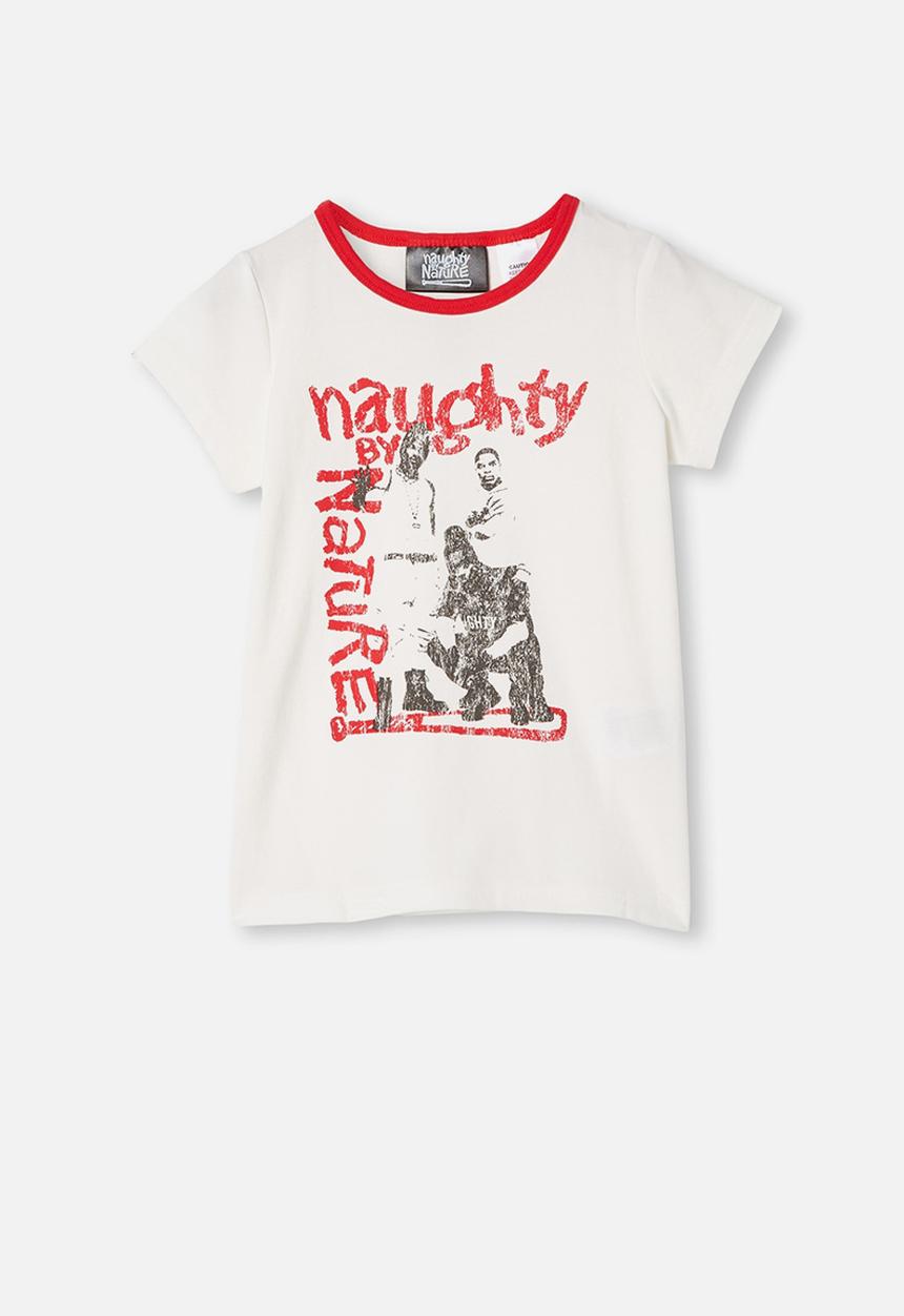 Cotton On - Hudson short sleeve pyjama set - white & red 