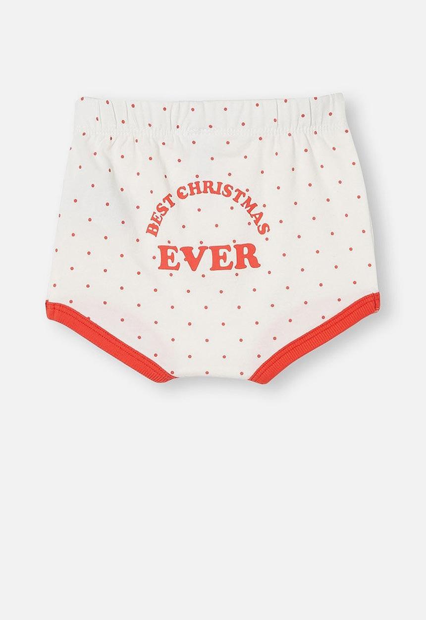 Cotton On - Stanley shorties - white & red 