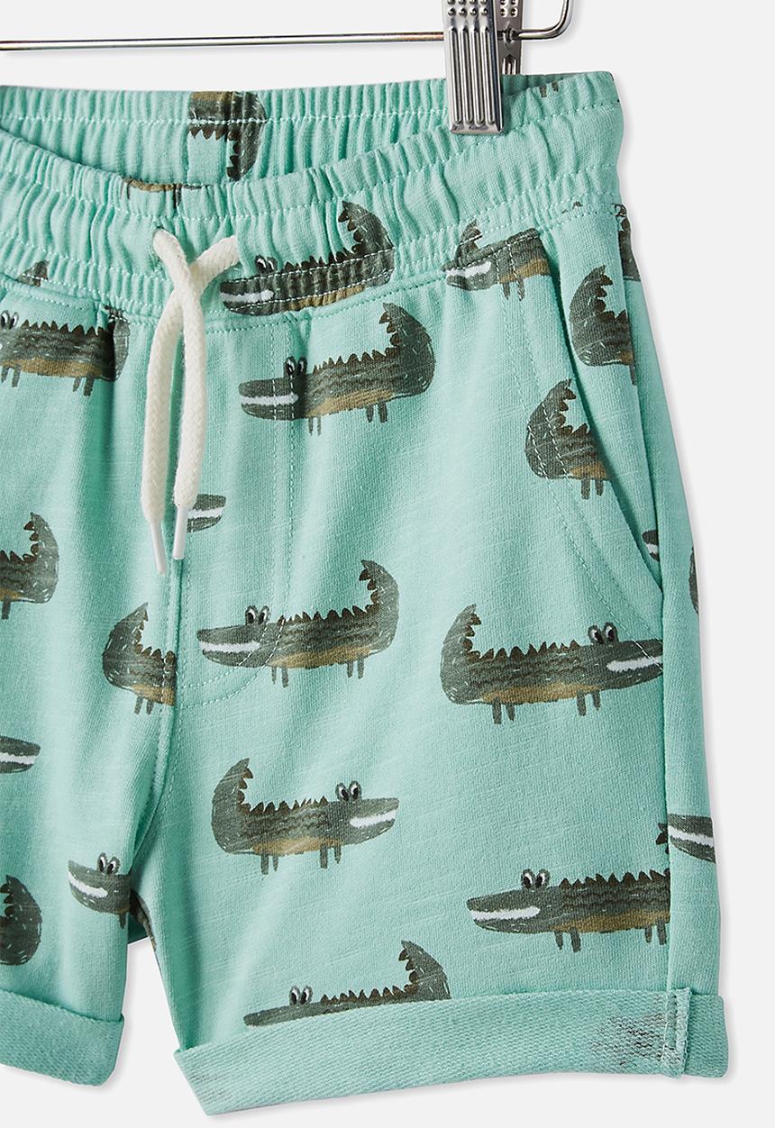 Cotton On - Henry slouch short 60/40 - mint breeze