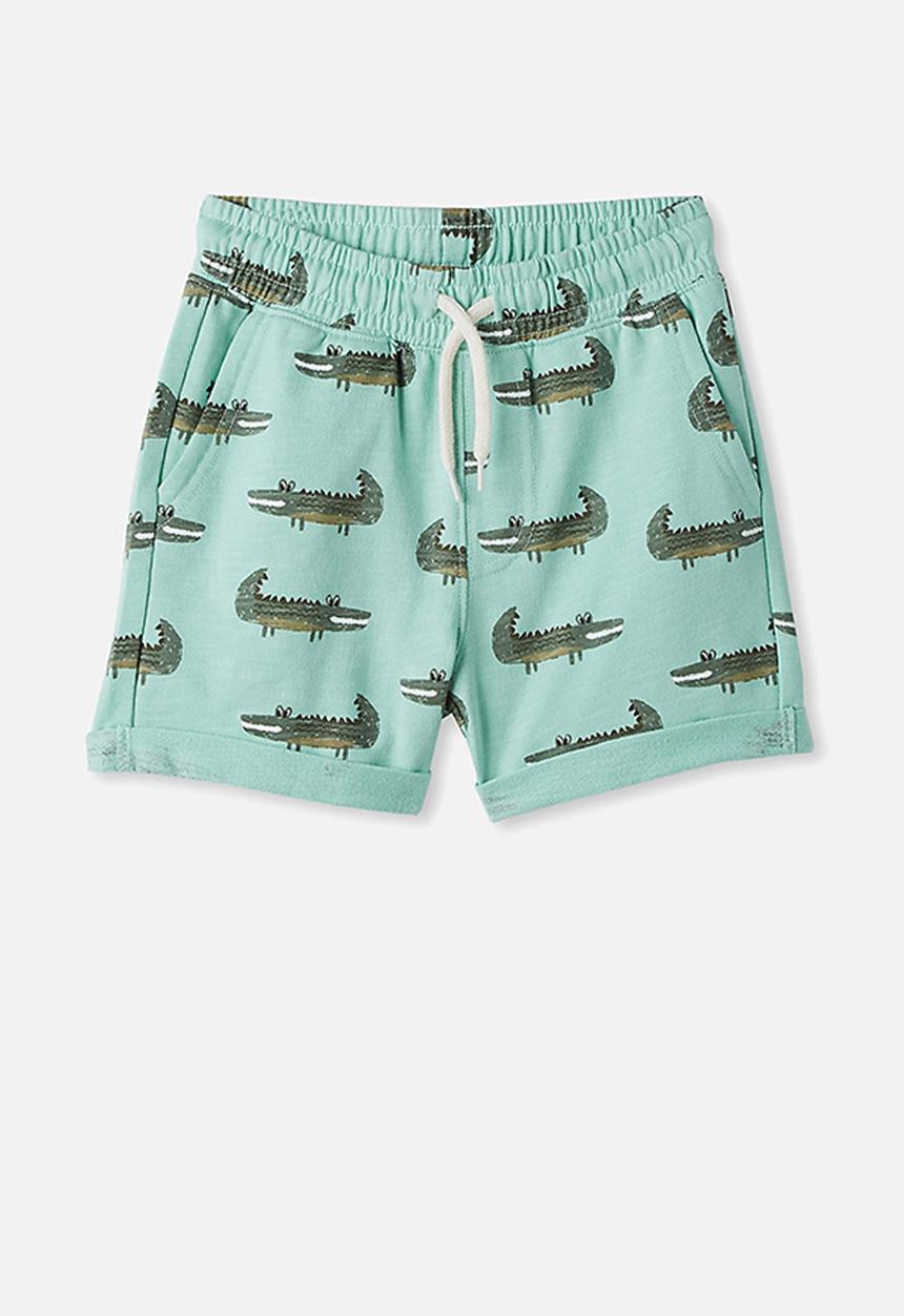 Cotton On - Henry slouch short 60/40 - mint breeze