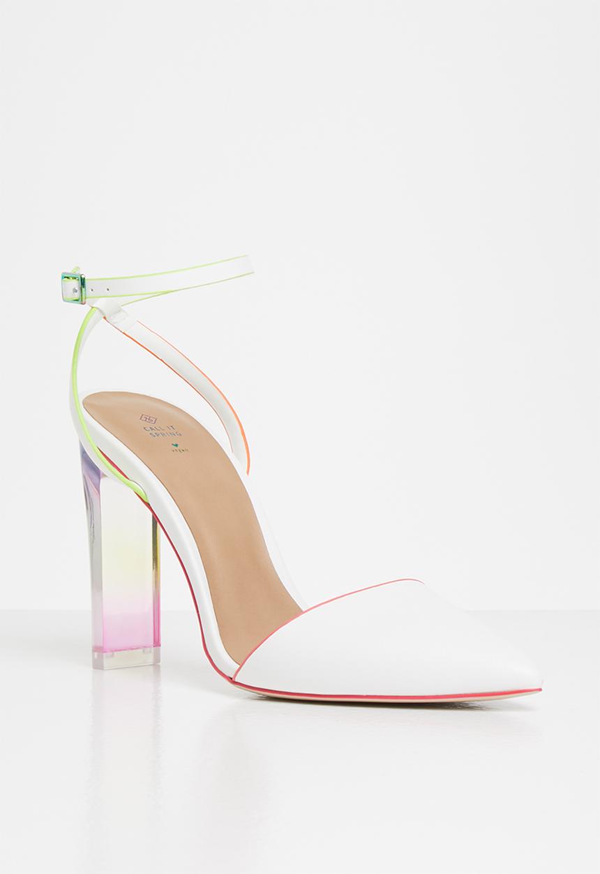 Call It Spring - Glamouriss heel - white