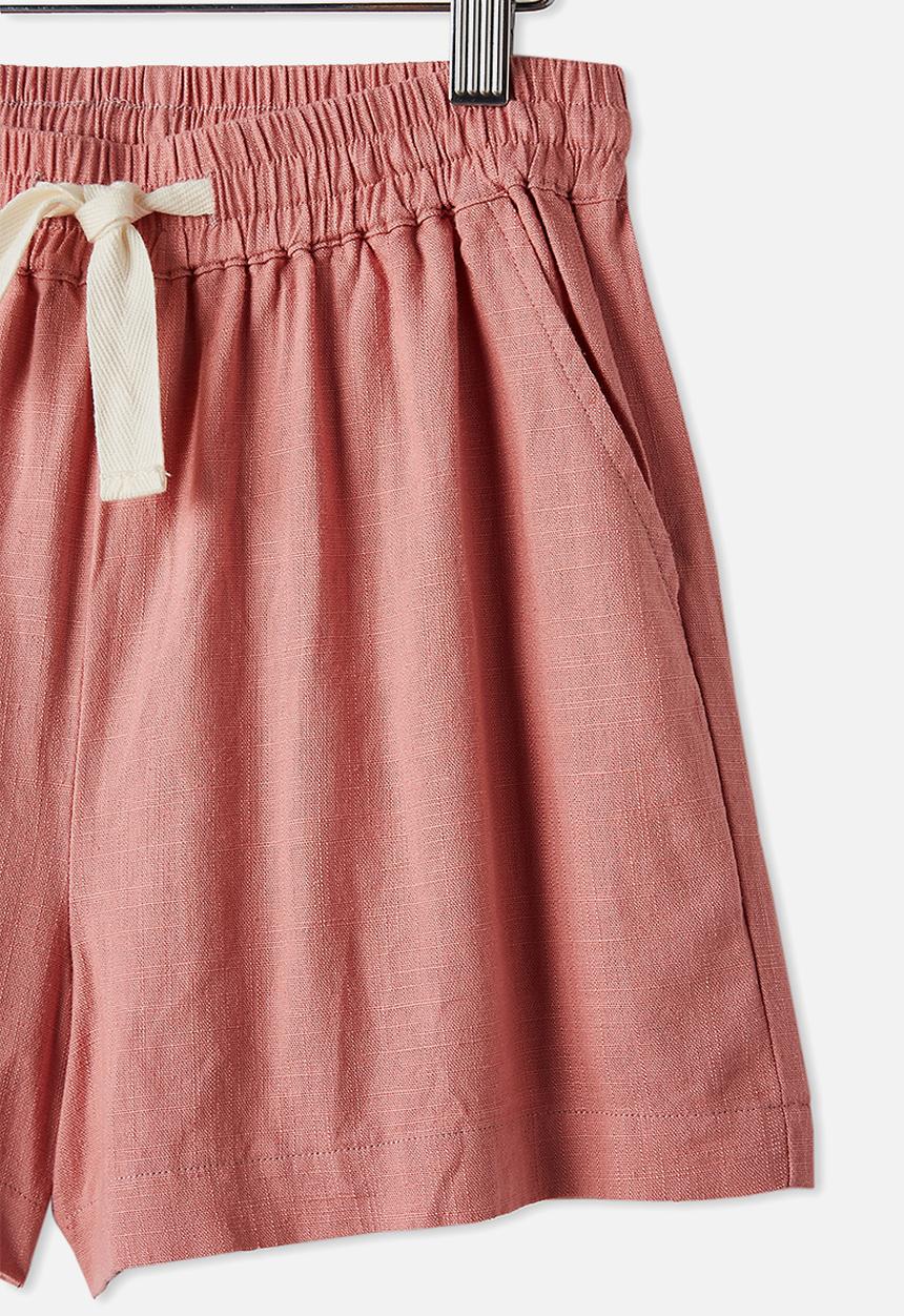Free by Cotton On - Chelsea woven short - pink