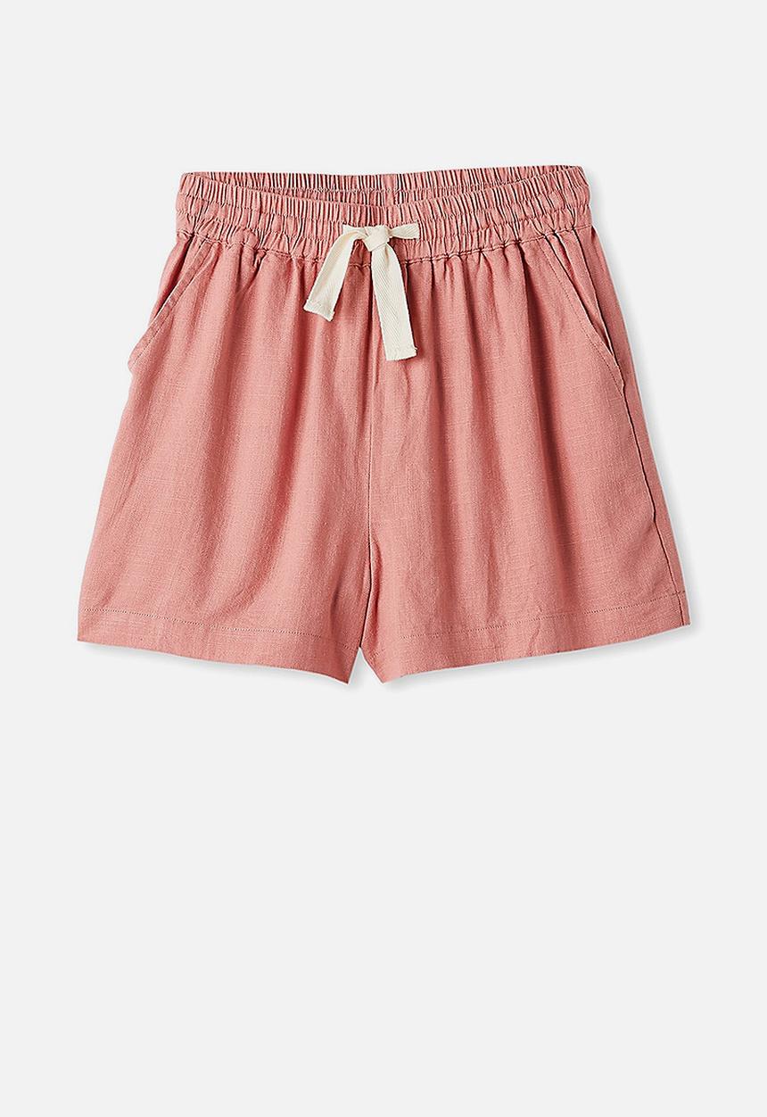 Free by Cotton On - Chelsea woven short - pink