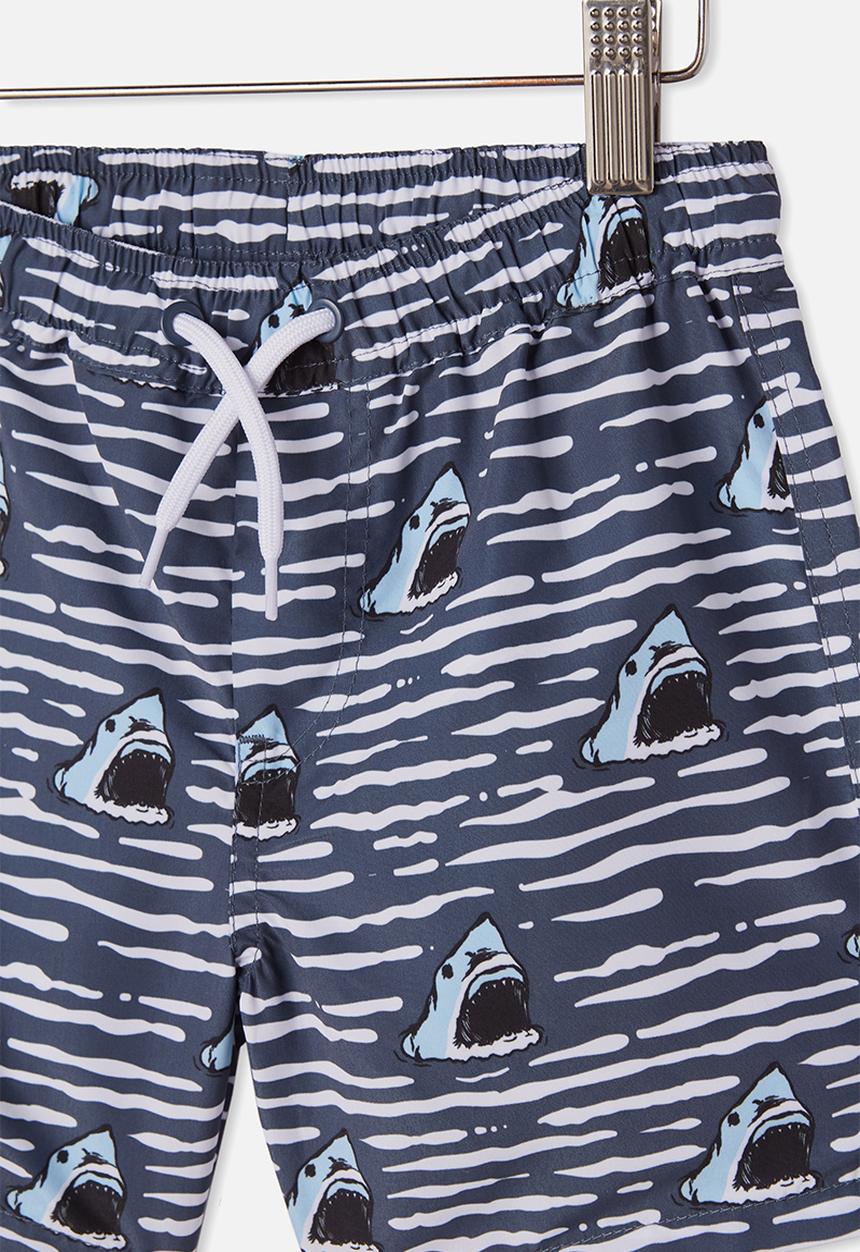 Cotton On - Bailey board short -  shark wave