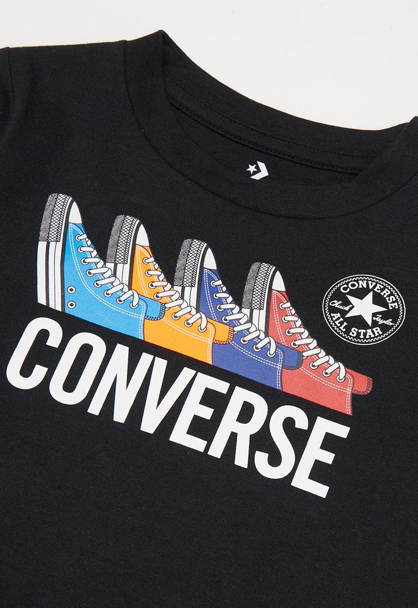Converse - Cnvb sneaker lineup tee/sho - red & black