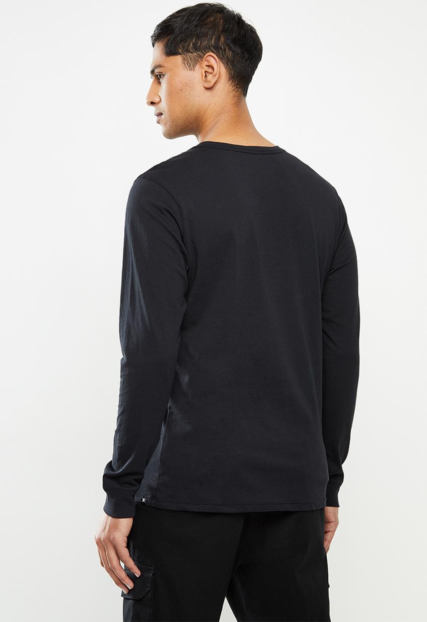 Hurley - Hurley prm right arm long sleeve  - black