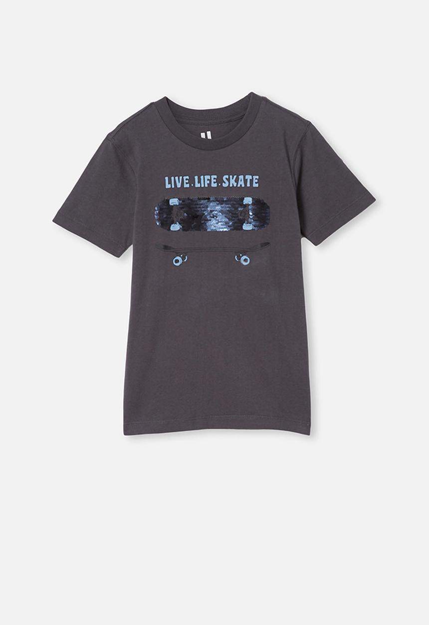 Cotton On - Downtown short sleeve tee - rabbit grey