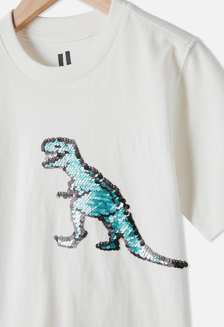 Cotton On - Downtown short sleeve tee - retro white