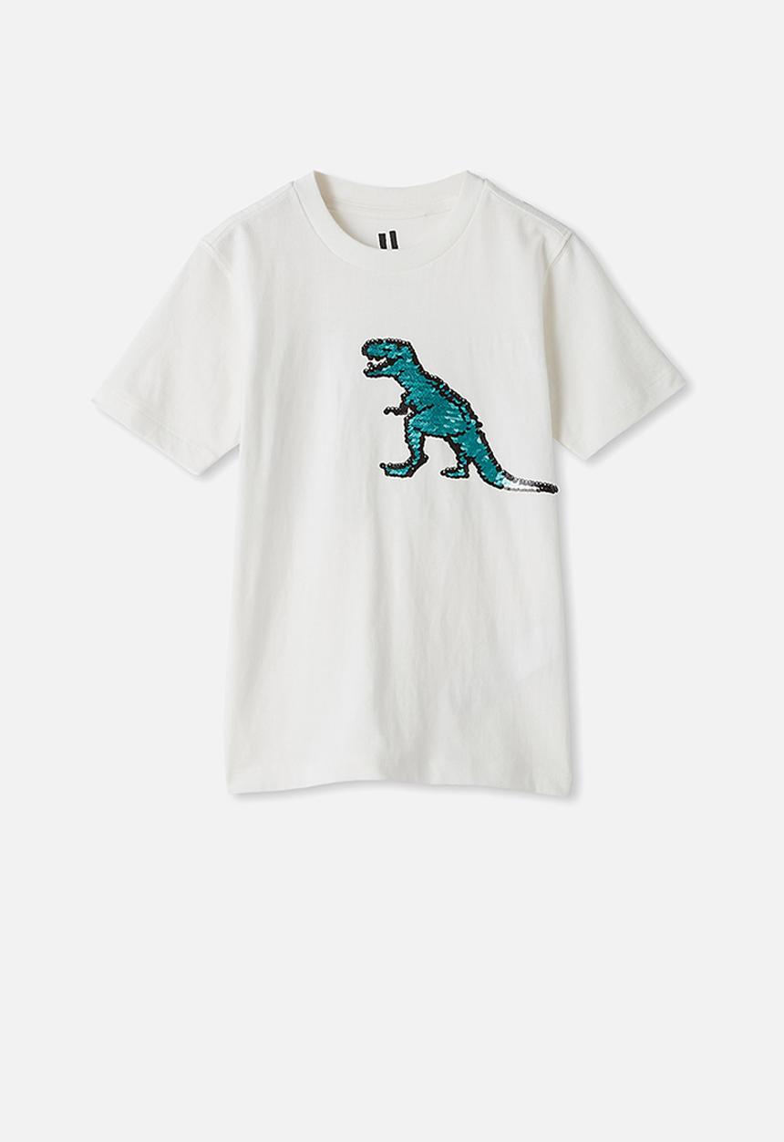 Cotton On - Downtown short sleeve tee - retro white