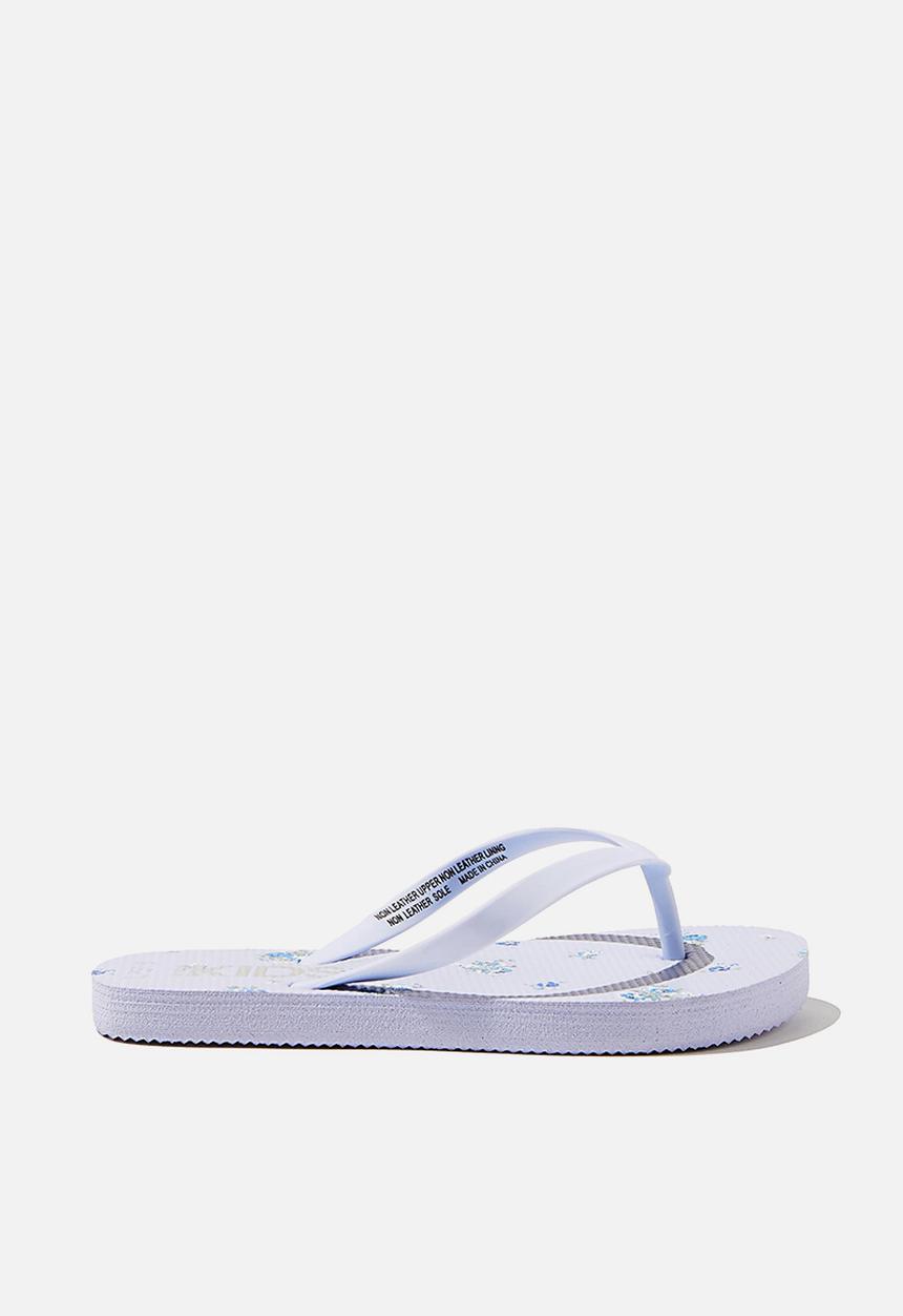 Cotton On - Printed flip flops - blue 
