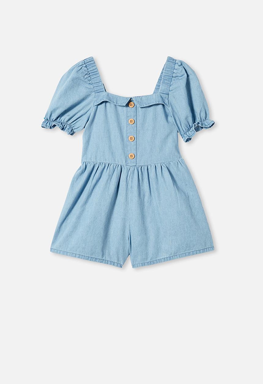 Cotton On - Katie playsuit - mid blue