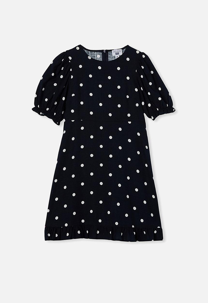 Free by Cotton On - Paris short sleeve dress - indian ink