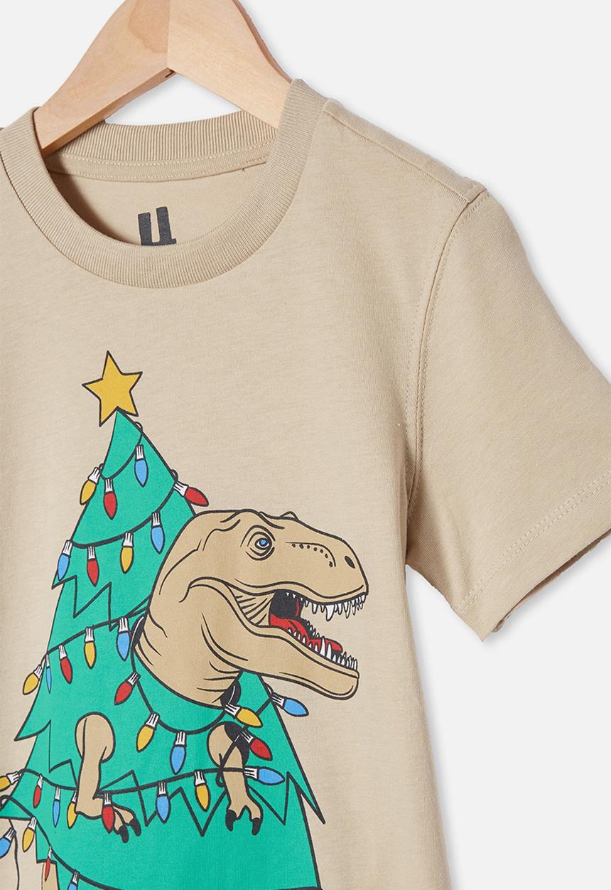 Cotton On - Max skater short sleeve tee - beige