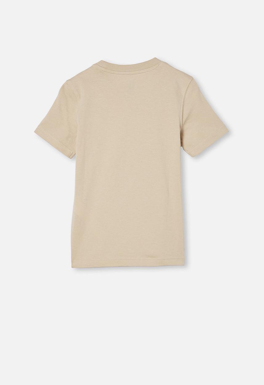 Cotton On - Max skater short sleeve tee - beige