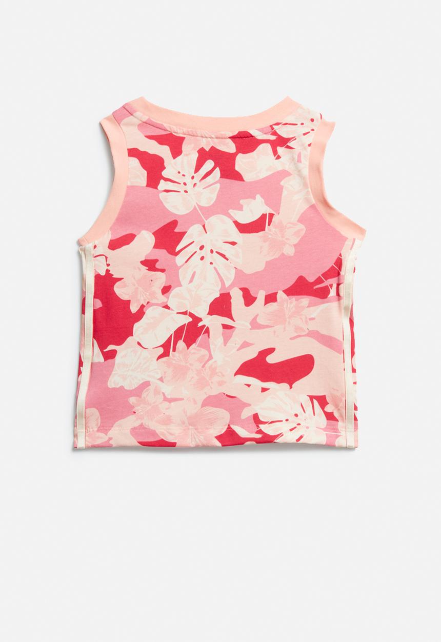 adidas Originals - Short & top set - pink & cream