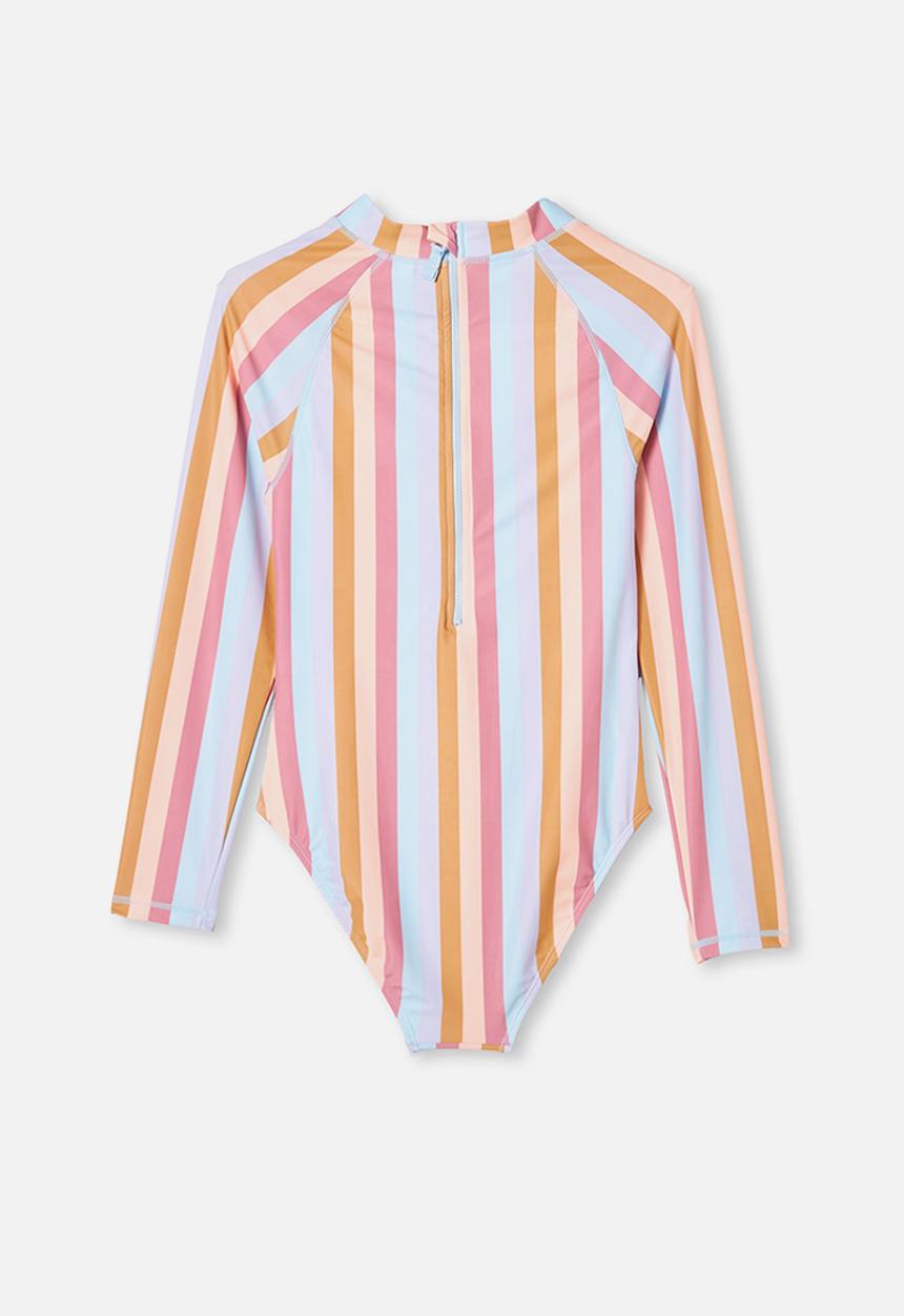 Free by Cotton On - Lindsay long sleeve one piece - multi 