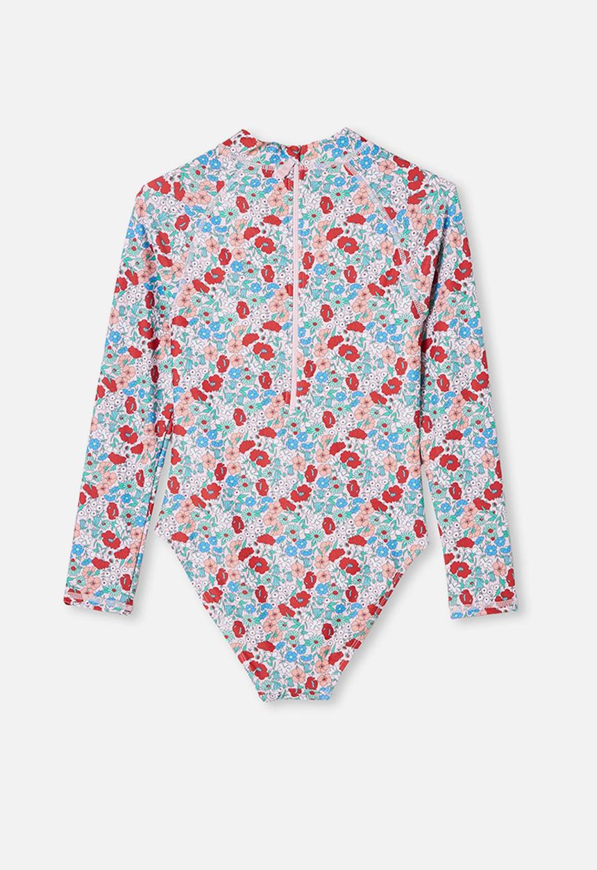 Free by Cotton On - Lindsay long sleeve one piece - multi 