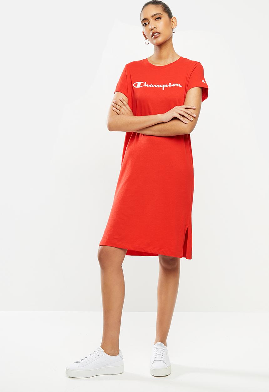 Champion - Legacy short sleeve dress - red