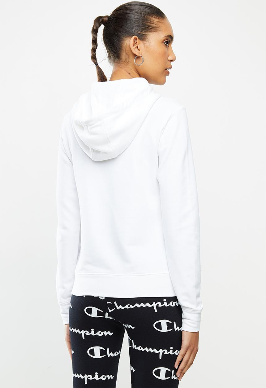 Champion - Legacy hooded sweat top - white