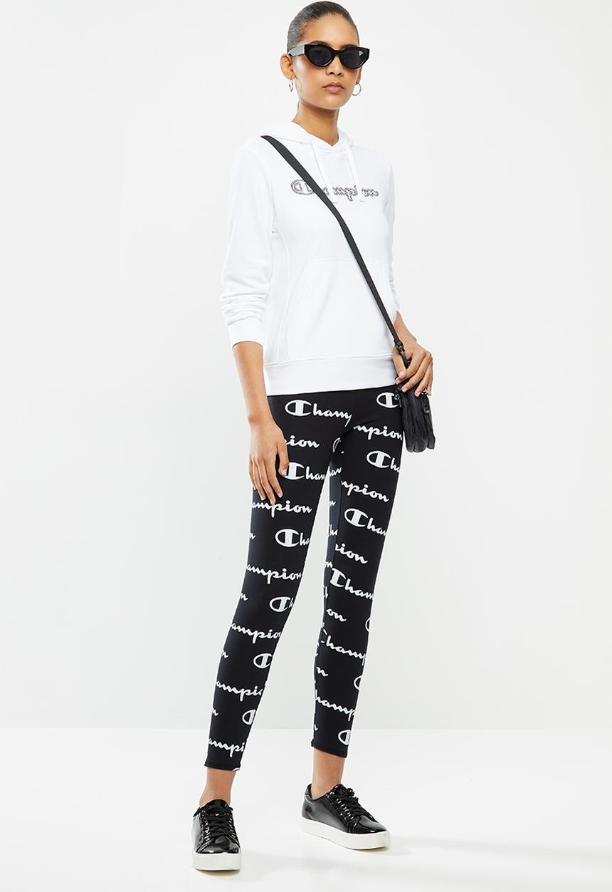 Champion - Legacy hooded sweat top - white