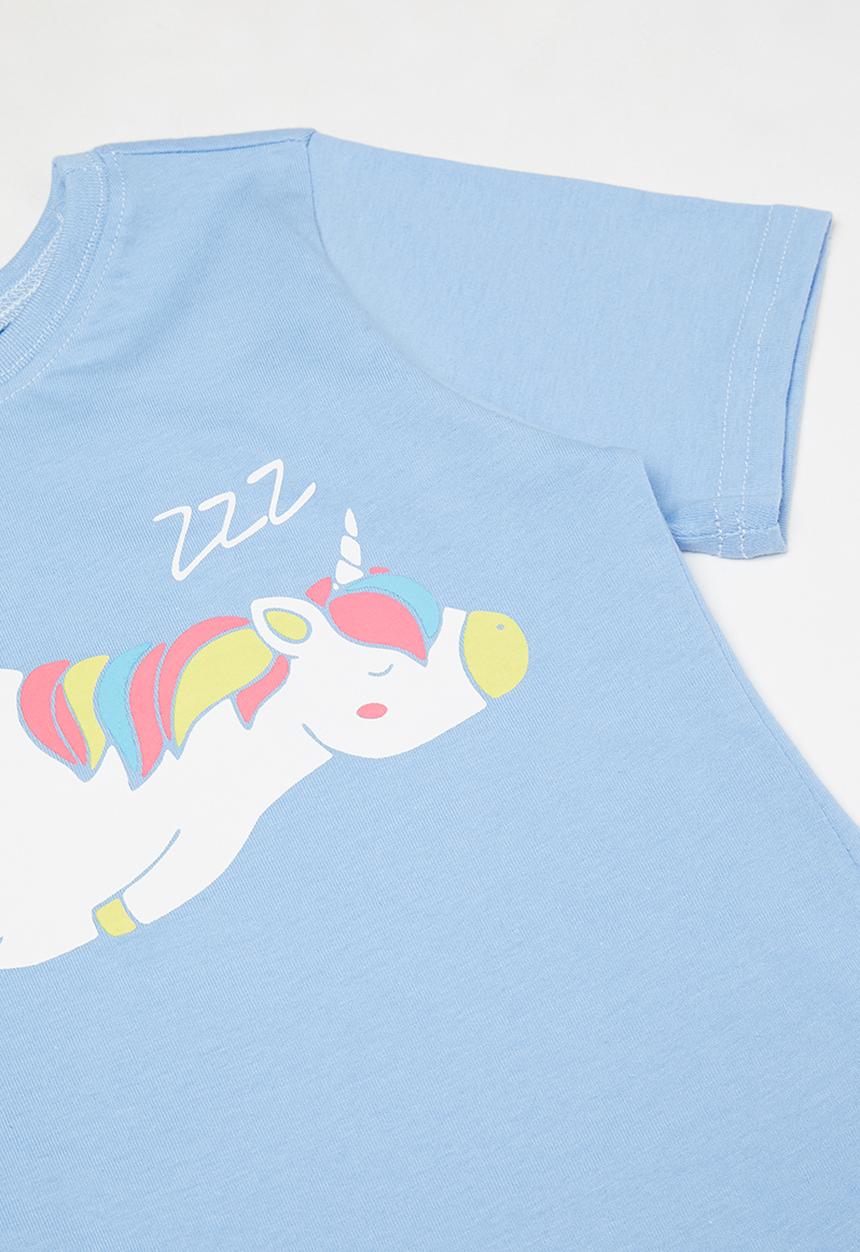 Pop Candy - Girls pyjamas set - grey & blue
