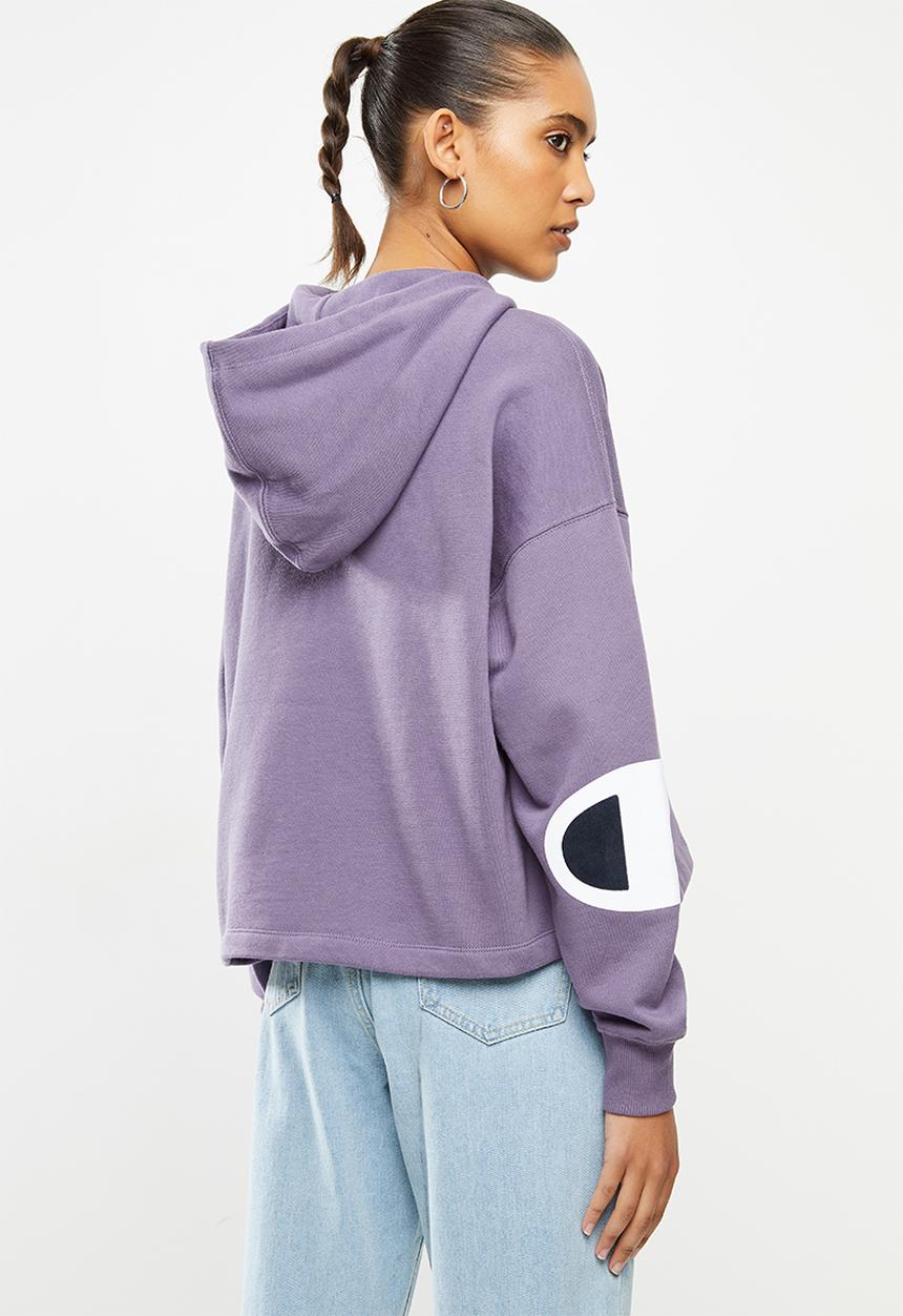 Champion - Rochester hooded sweat top - purple