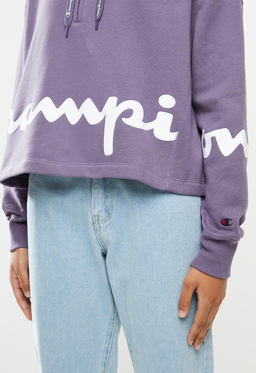 Champion - Rochester hooded sweat top - purple