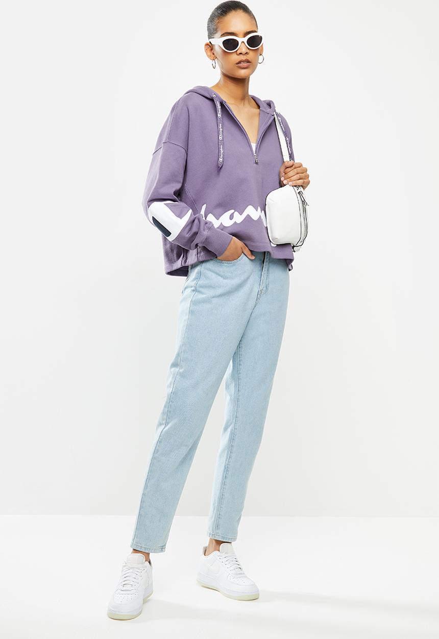 Champion - Rochester hooded sweat top - purple