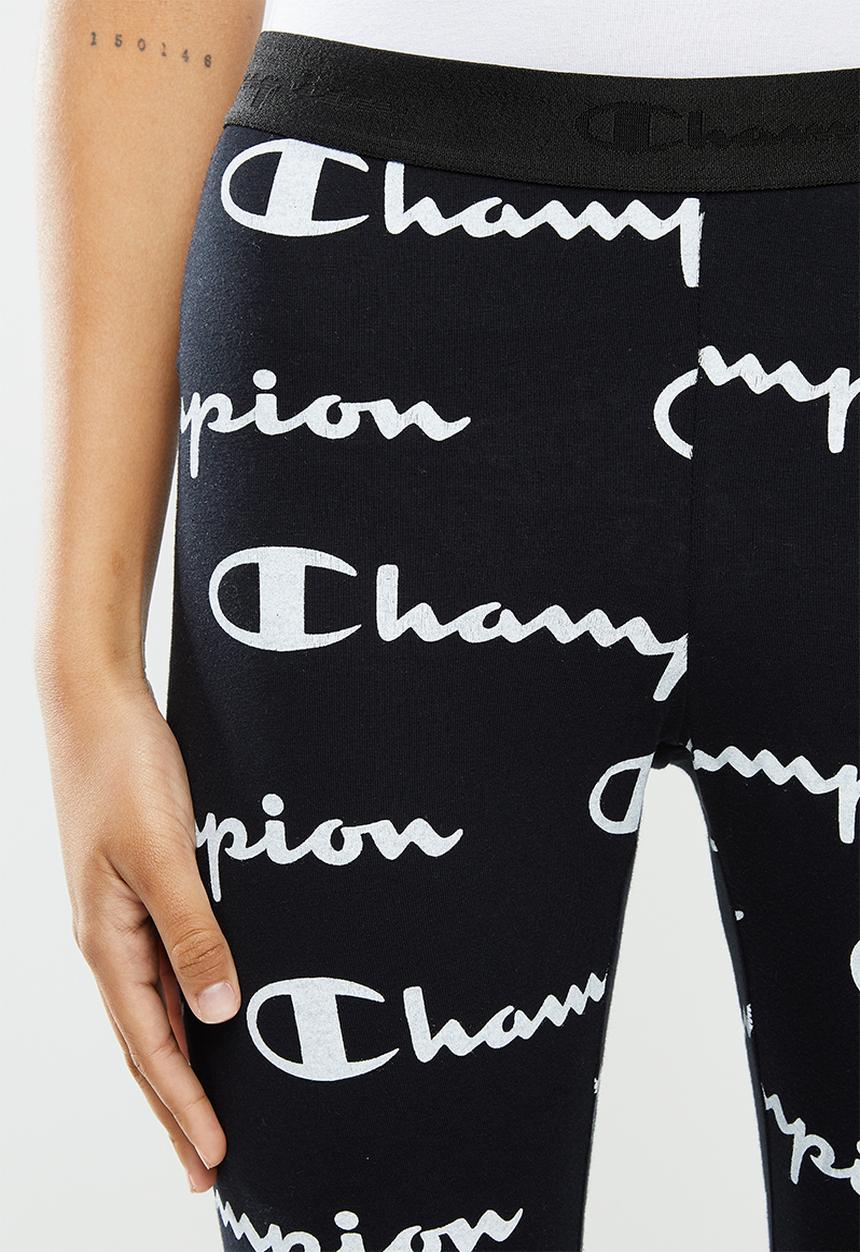 Champion - Legacy leggings - black & white 