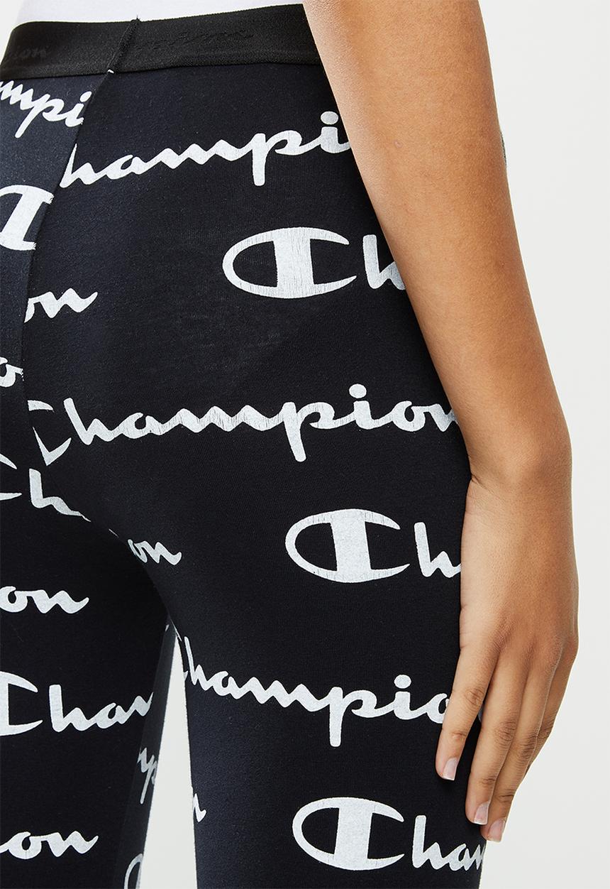 Champion - Legacy leggings - black & white 