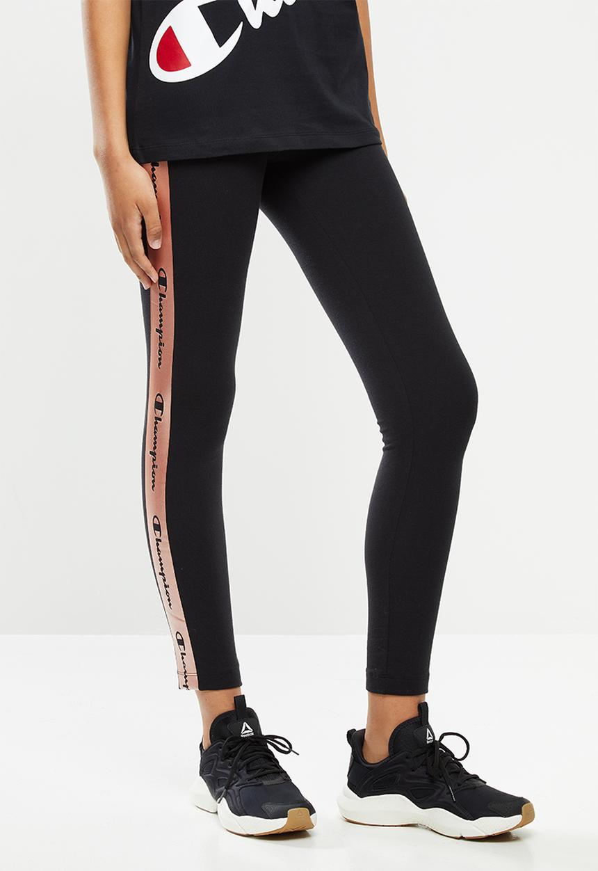 Champion - Legacy leggings - black & rose gold 