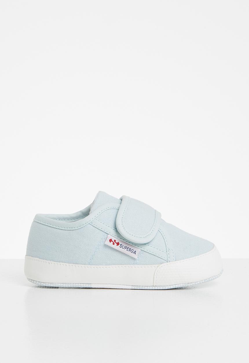 SUPERGA - Baby soft shoes - light blue