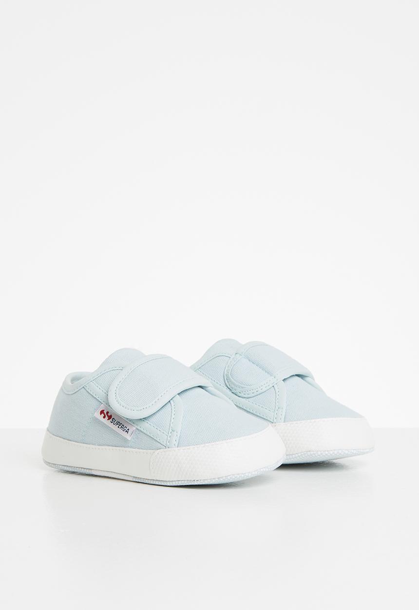 SUPERGA - Baby soft shoes - light blue