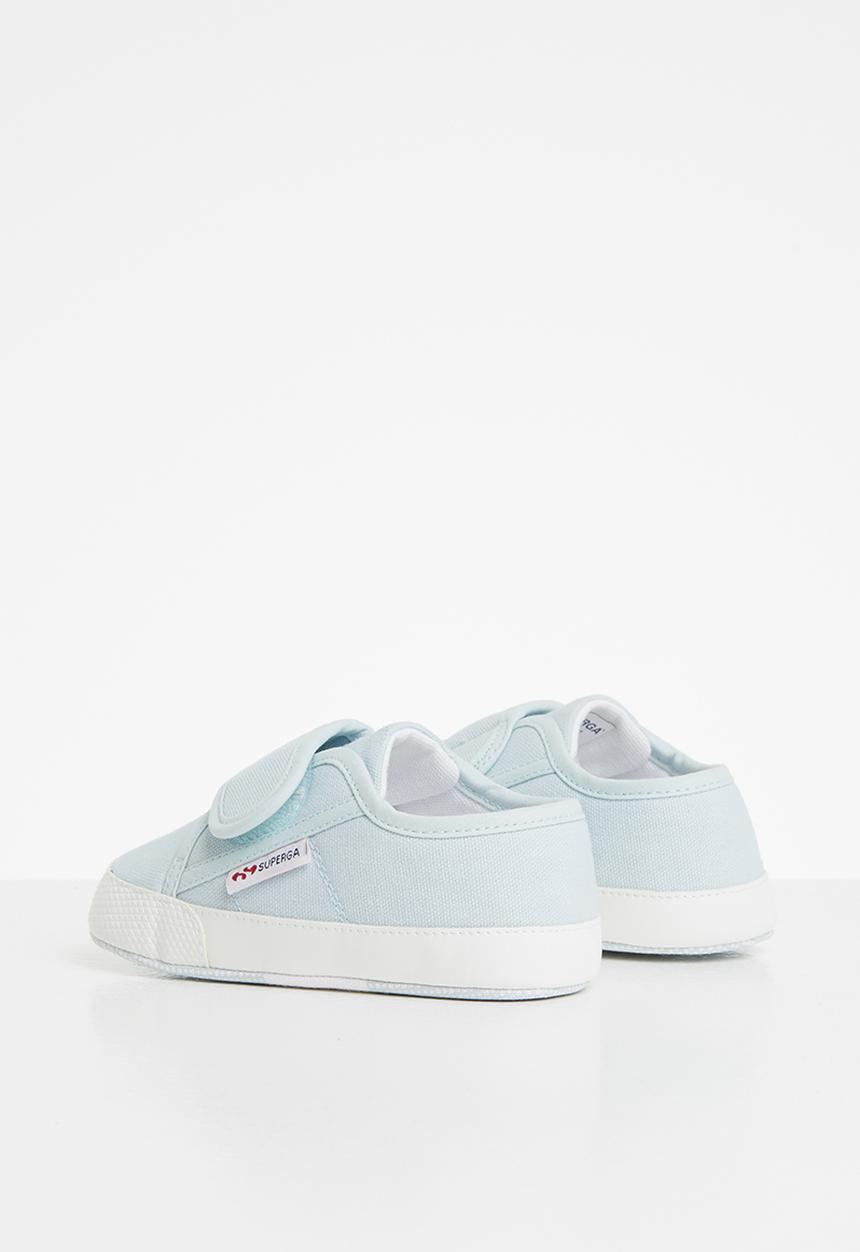 SUPERGA - Baby soft shoes - light blue