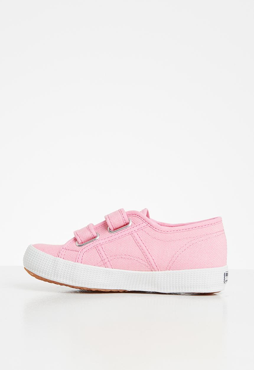 SUPERGA - Classic canvas velcro - cotton candy