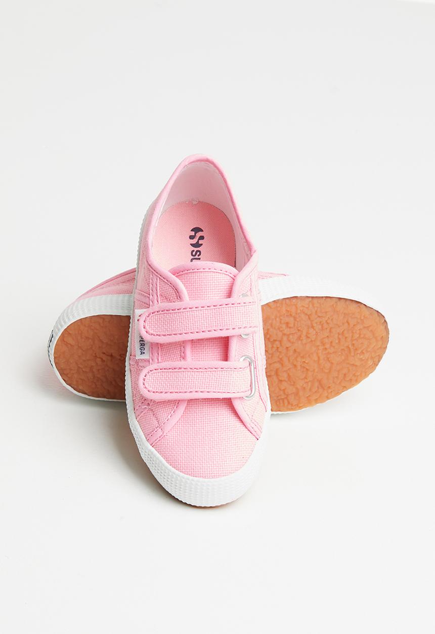 SUPERGA - Classic canvas velcro - cotton candy