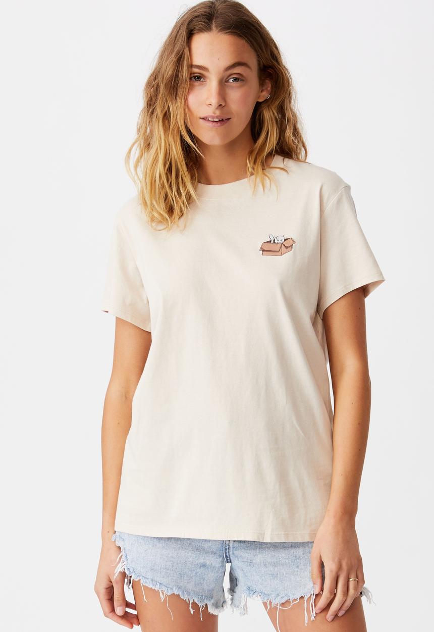 Cotton On - Classic arts T-shirt - barley