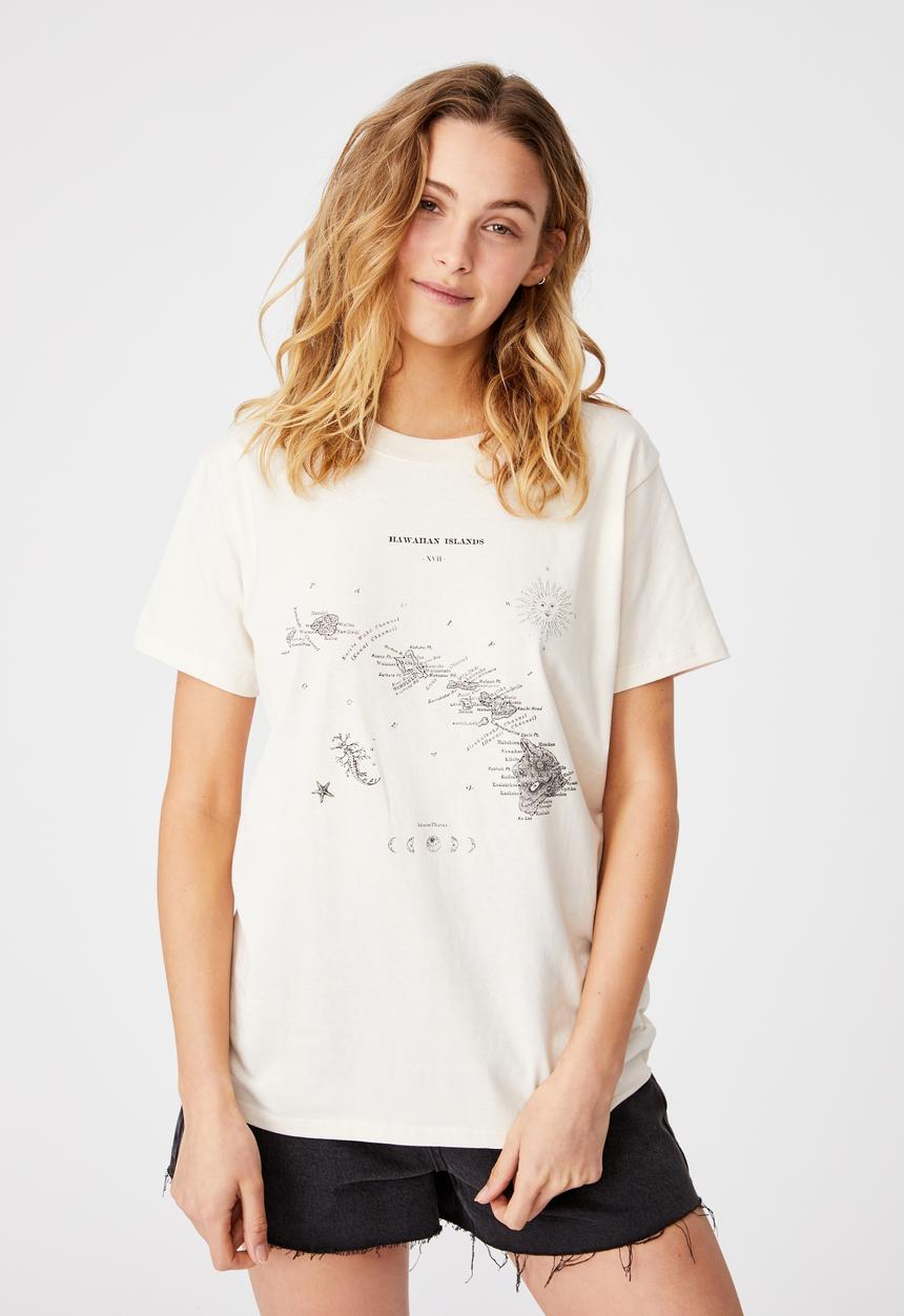 Cotton On - Classic arts t shirt - white sand