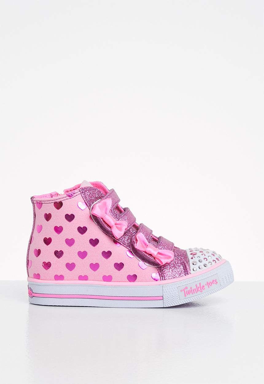 Skechers - Shuffles - doodle days - pink 