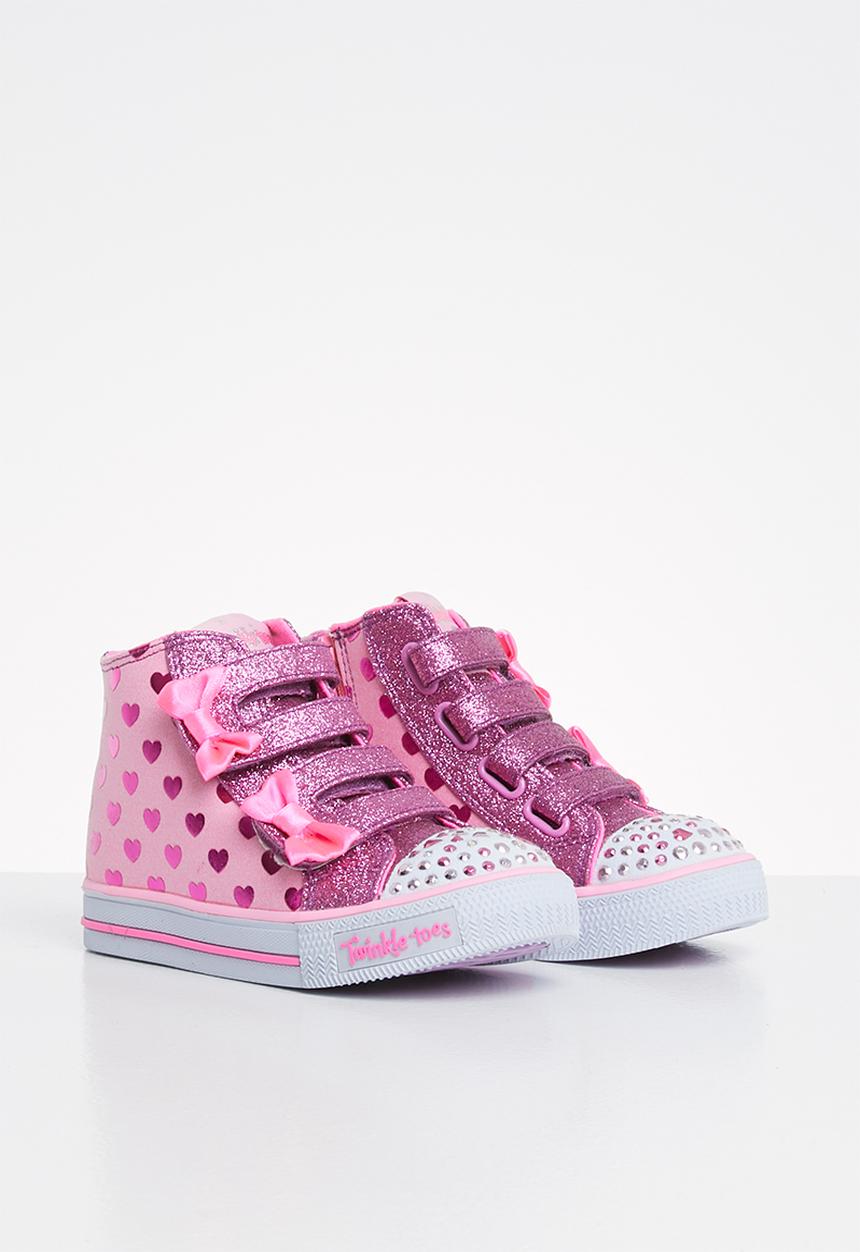 Skechers - Shuffles - doodle days - pink 