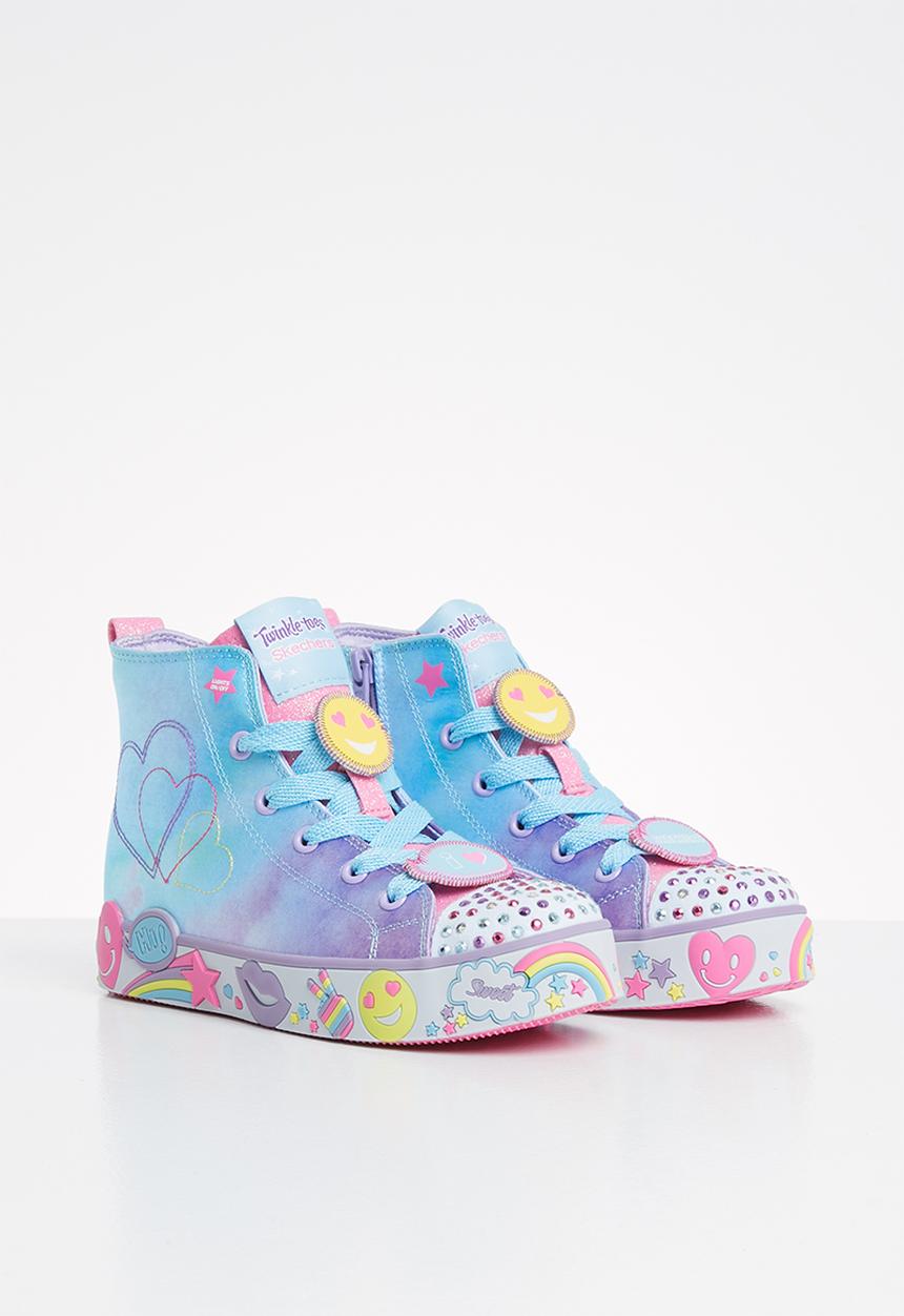 Skechers - Happy lites - blue & purple 