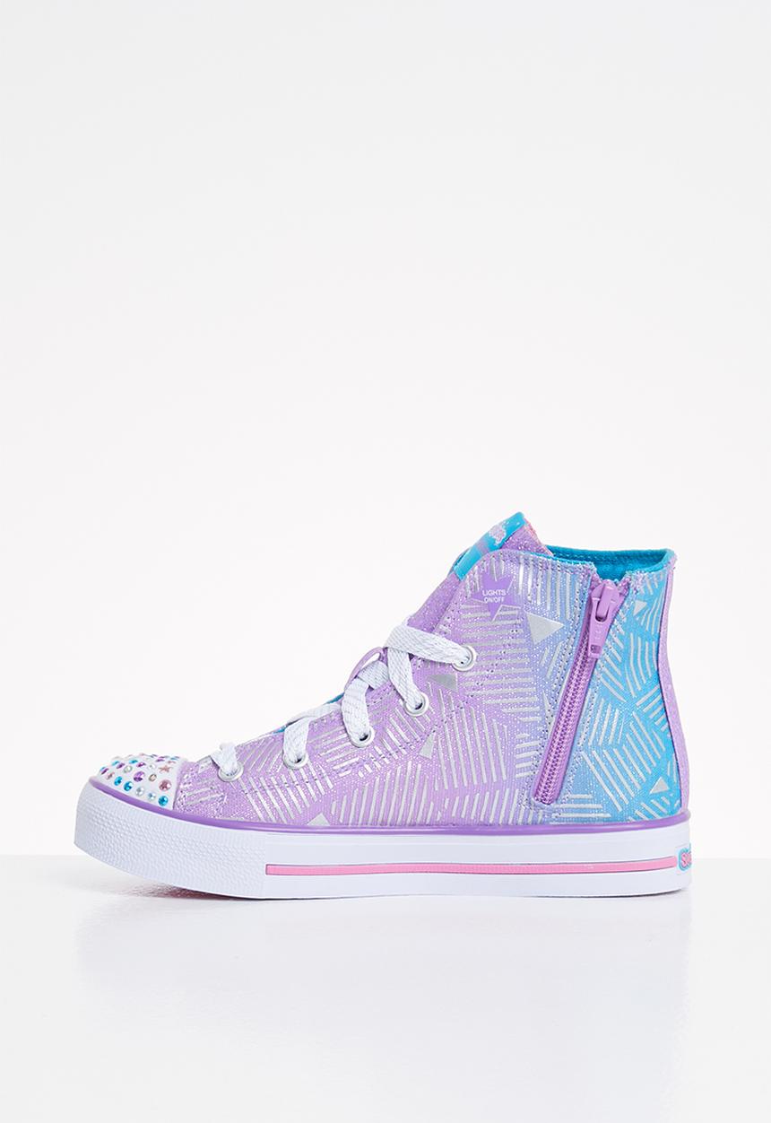 Skechers - Step up-glitzy kicks - purple & blue 