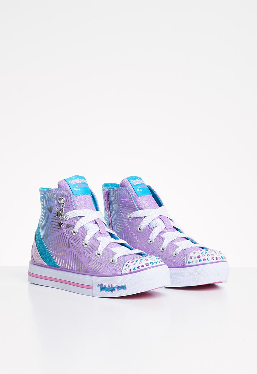 Skechers - Step up-glitzy kicks - purple & blue 