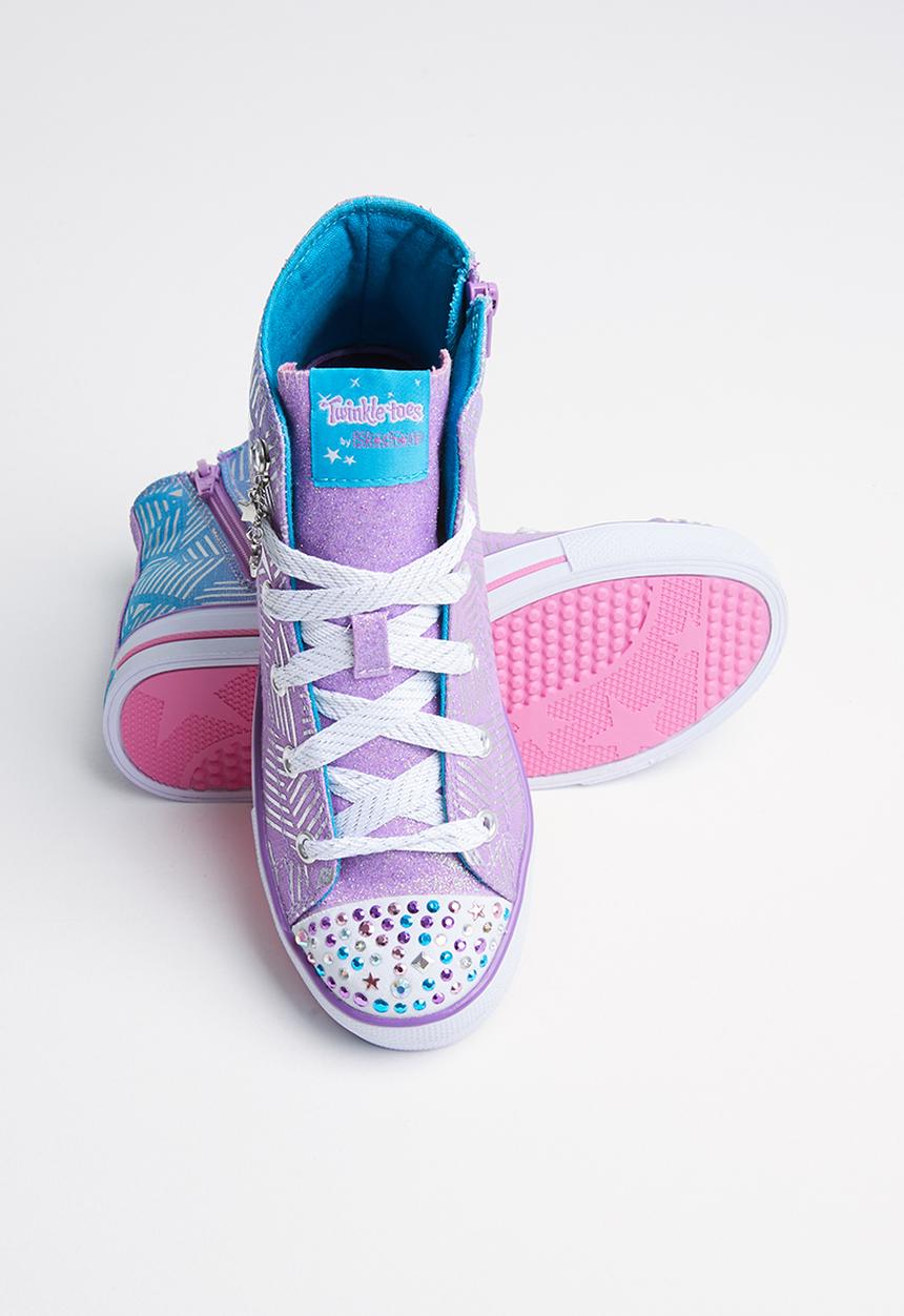 Skechers - Step up-glitzy kicks - purple & blue 