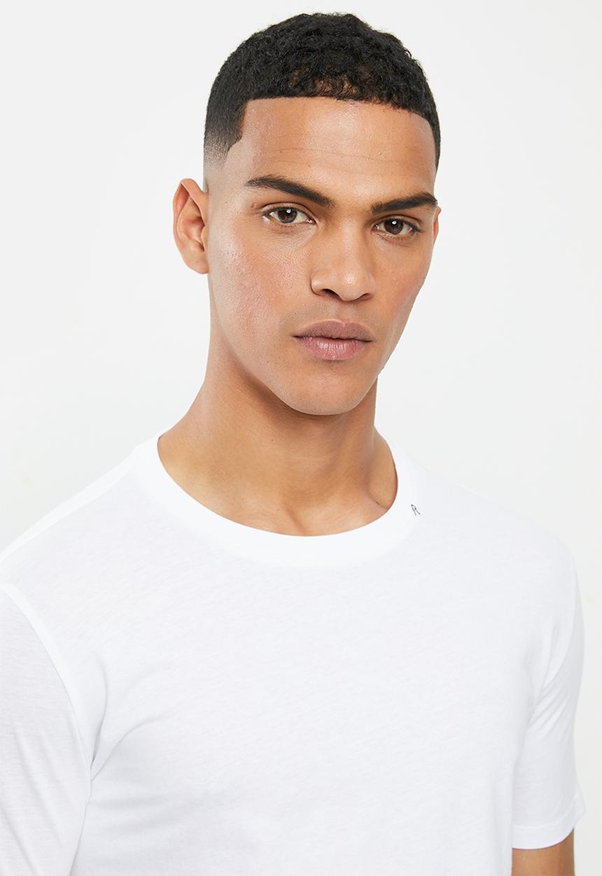 Replay - Basic jersey 30/1 tee - white