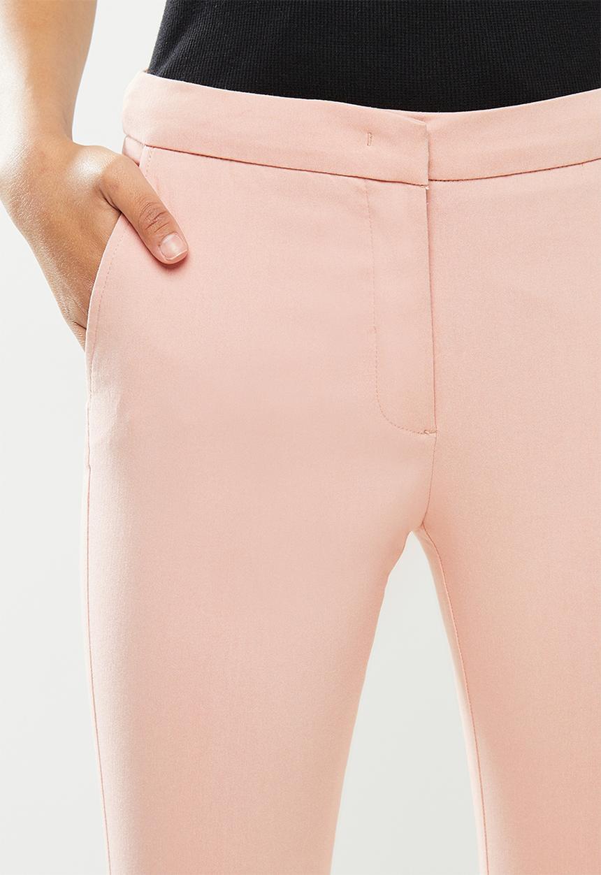 MANGO - Regular fit pants - pink 